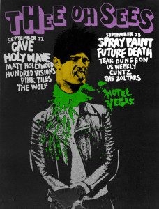 Thee Oh Sees at Hotel Vegas 9/22 and 9/23.