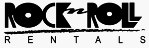 Rock N Roll Rentals Black on White