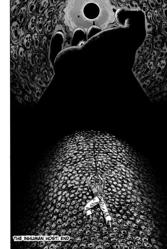 A panel from Kentaro Miura's Berserk.